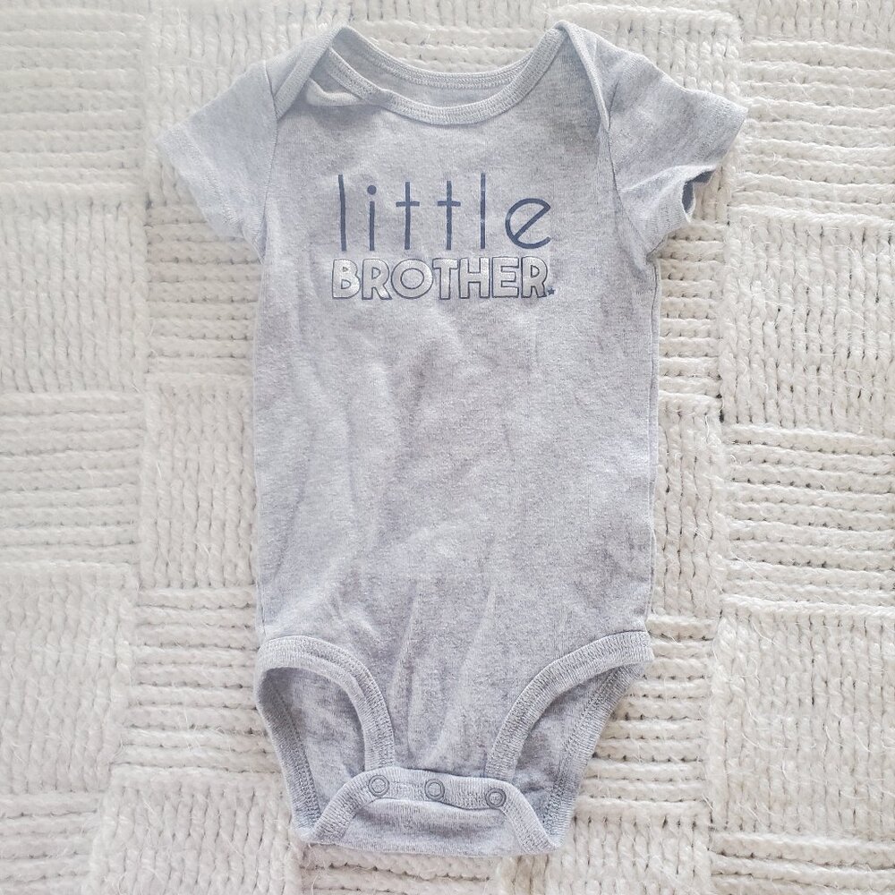 Carter's little brother onesie
